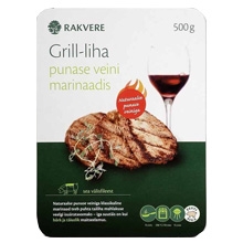 Punase veini marinaadis grill-liha