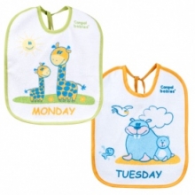 Cotton terry bib 7 pcs