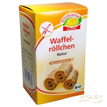 Rosengarten Waffelröllchen Natur