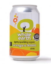 Lightly Sparkling Organic Orange & Lemon Drink